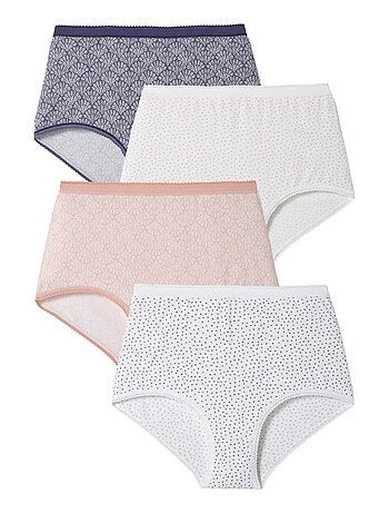 Lot de 4 culottes maxi assorties - Damart
