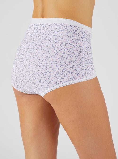 Lot de 4 culottes maxi assorties - Damart - Kiabi