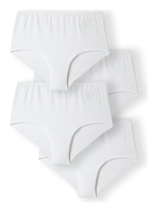 Lot de 4 culottes maxi broderie fantaisie - Damart