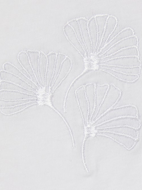 Lot de 4 culottes maxi broderie fantaisie - Damart - Kiabi