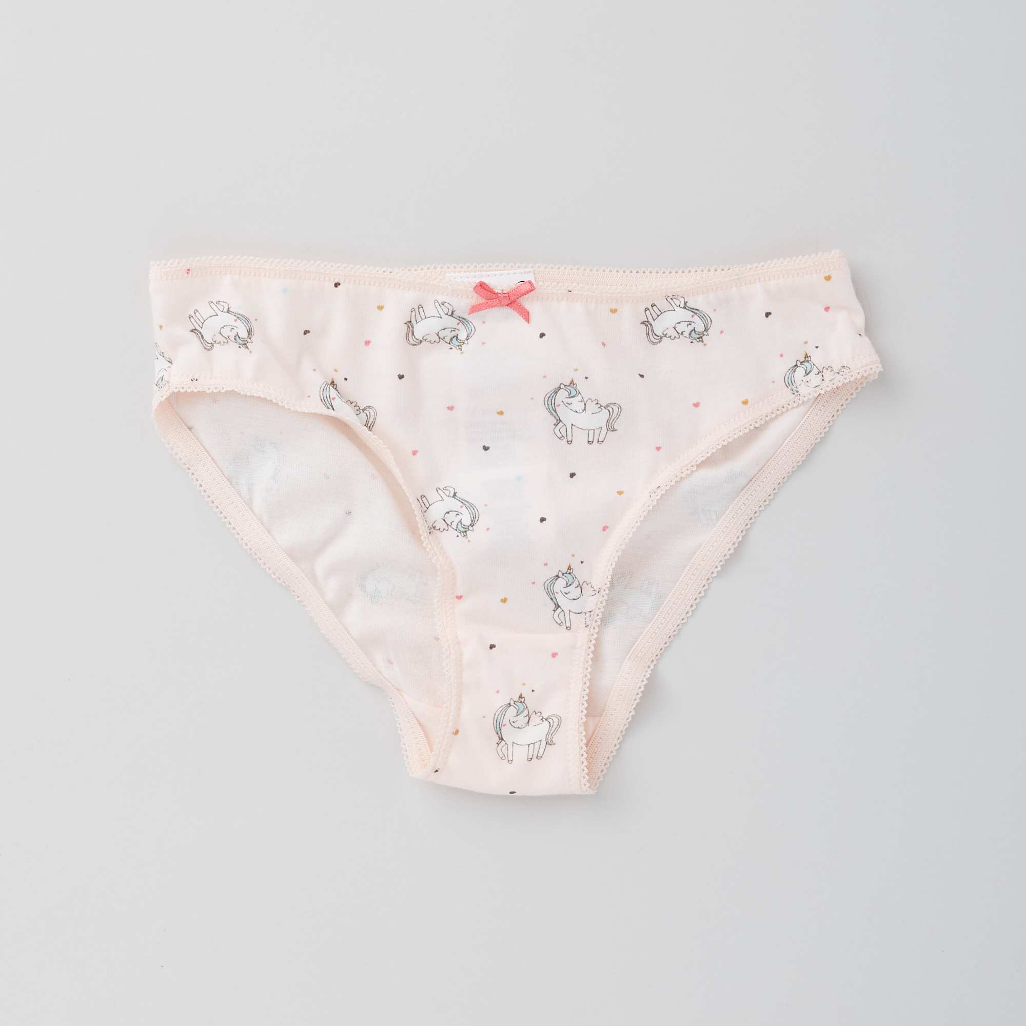 Culottes Fille 12 Pièces - Coton Doux - Taille Élastique 2-12 Ans - Anntry