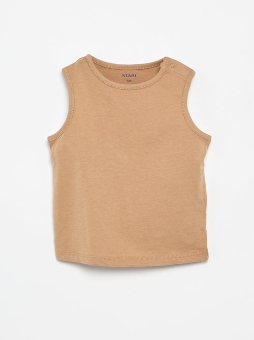 Lot de 4 débardeurs unis - Kiabi