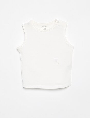 Lot de 4 débardeurs unis