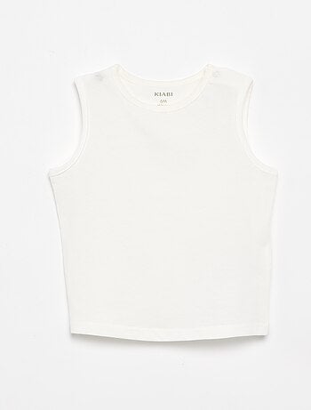 Lot de 4 débardeurs unis