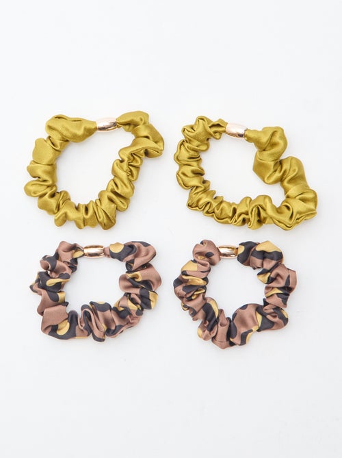 Lot de 4 élastiques satinés - Kiabi