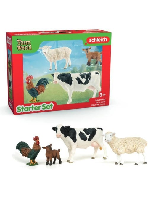Lot de 4 figurines - mes premiers animaux de la ferme - schleich - Kiabi