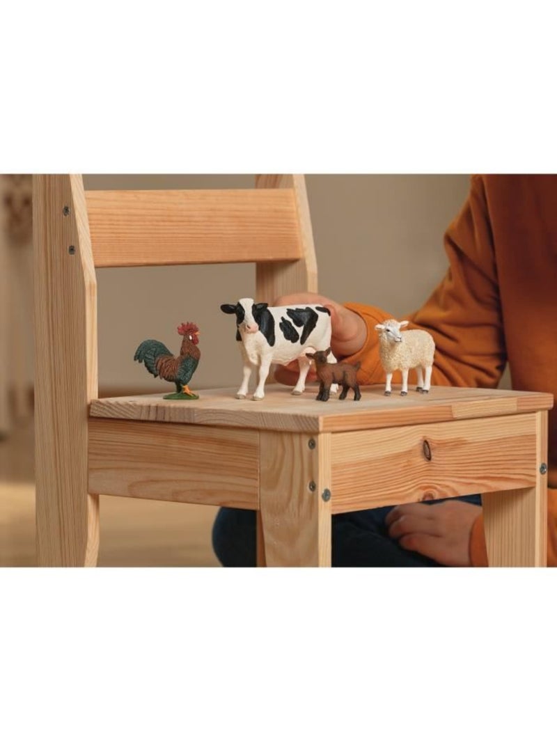Lot de 4 figurines - mes premiers animaux de la ferme - schleich Marron - Kiabi