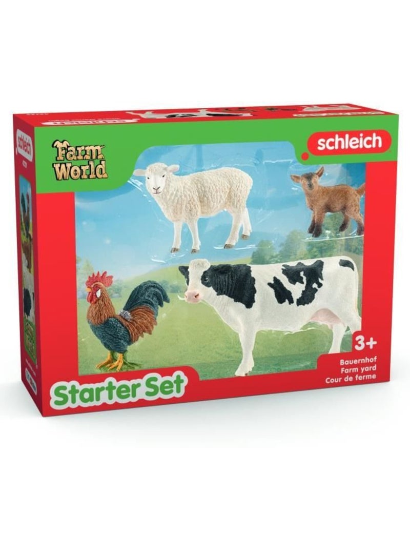 Lot de 4 figurines - mes premiers animaux de la ferme - schleich Marron - Kiabi