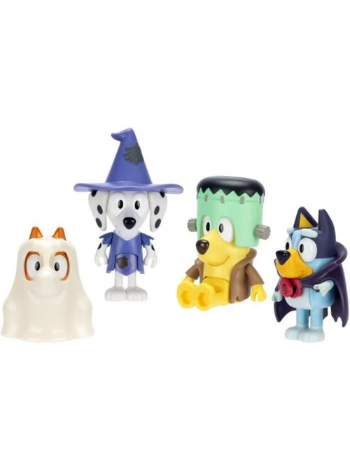 Lot de 4 figurines articulées - Déguisements + accessoires - BLUEY - Kiabi