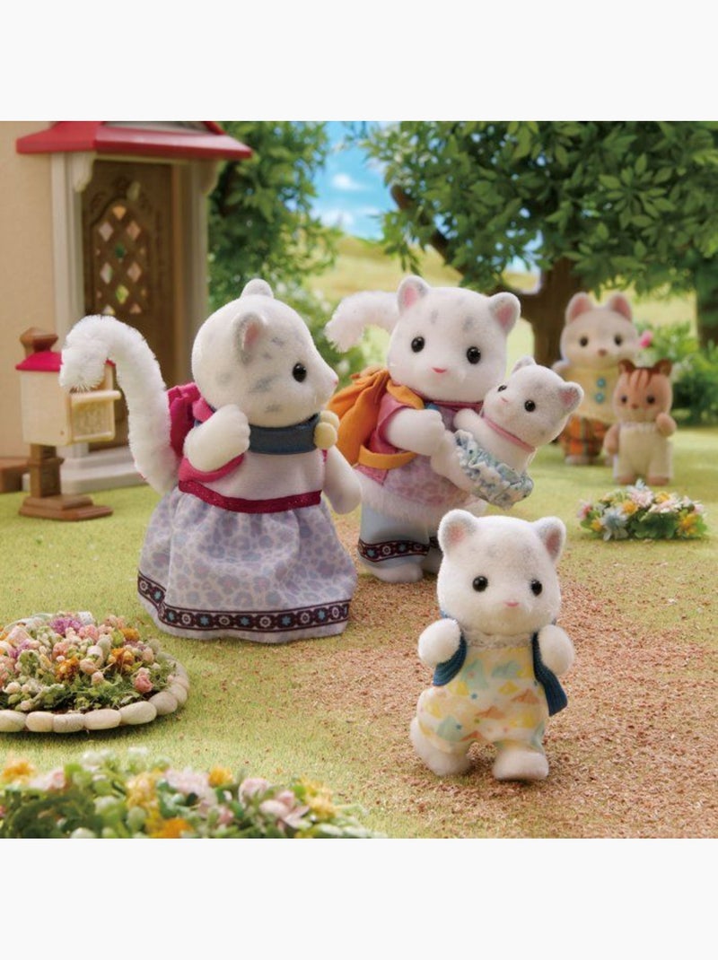 Lot de 4 figurines articulées - Famille Panthère des neiges - SYLVANIAN FAMILIES Noir - Kiabi