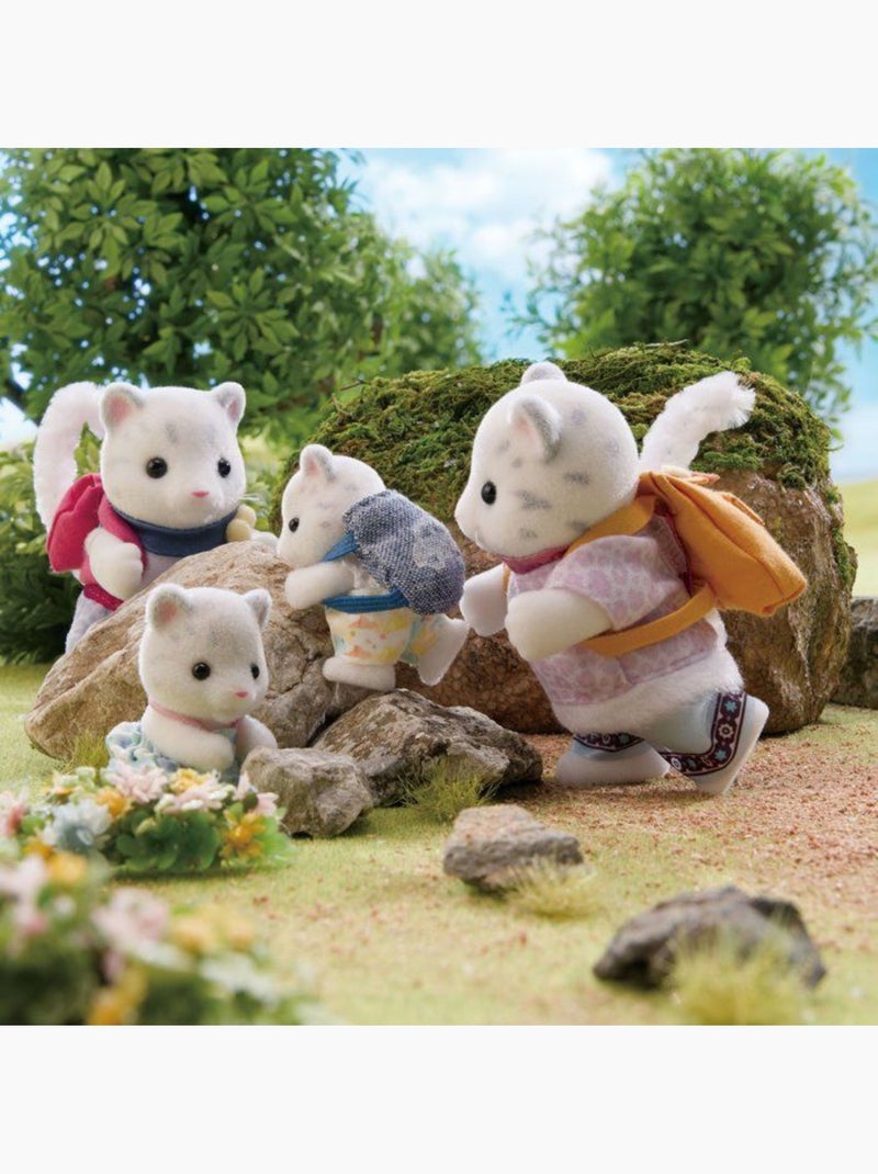 Lot de 4 figurines articulées - Famille Panthère des neiges - SYLVANIAN FAMILIES Noir - Kiabi