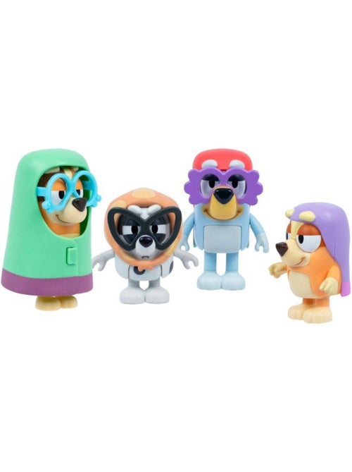 Lot de 4 figurines articulées déguisées en grand-mères - BLUEY - Kiabi Lot de 4 figurines articulées déguisées en grand-mères - BLUEY - Kiabi