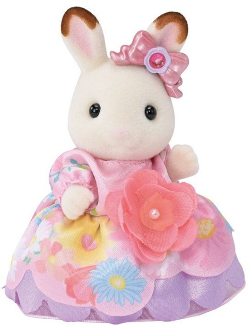 Lot de 4 figurines articulées robes à fleurs + accessoires - SYLVANIAN FAMILIES - Kiabi