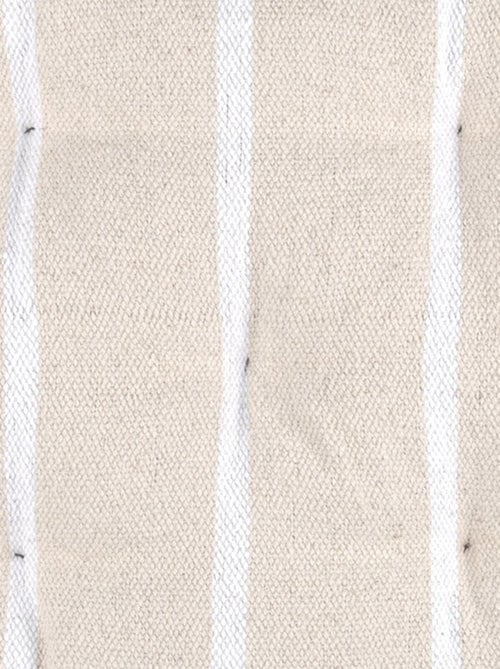 Lot de 4 galettes de chaise 5 points 40x40 St Trop blanc coton - Kiabi