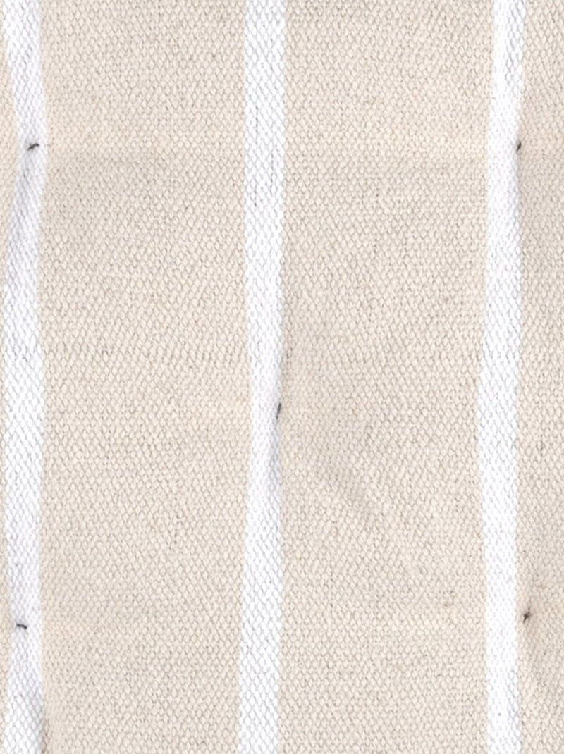 Lot de 4 galettes de chaise 5 points 40x40 St Trop blanc coton Blanc - Kiabi