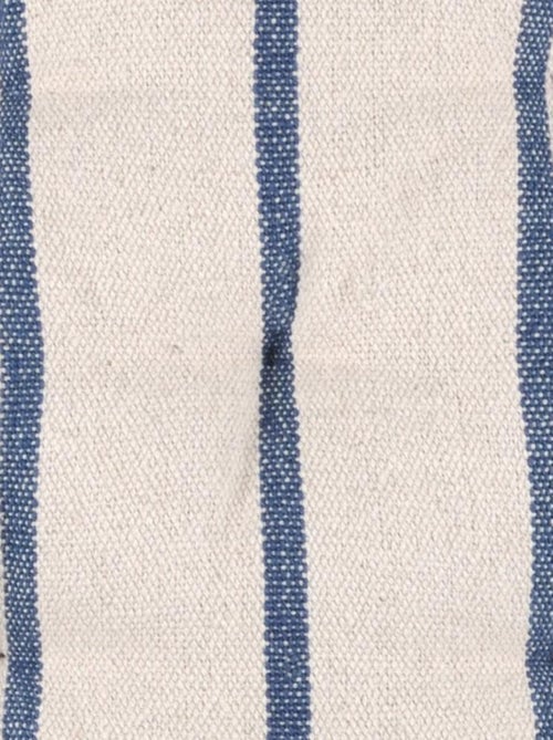 Lot de 4 galettes de chaise 5 points 40x40 St Trop marine coton - Kiabi