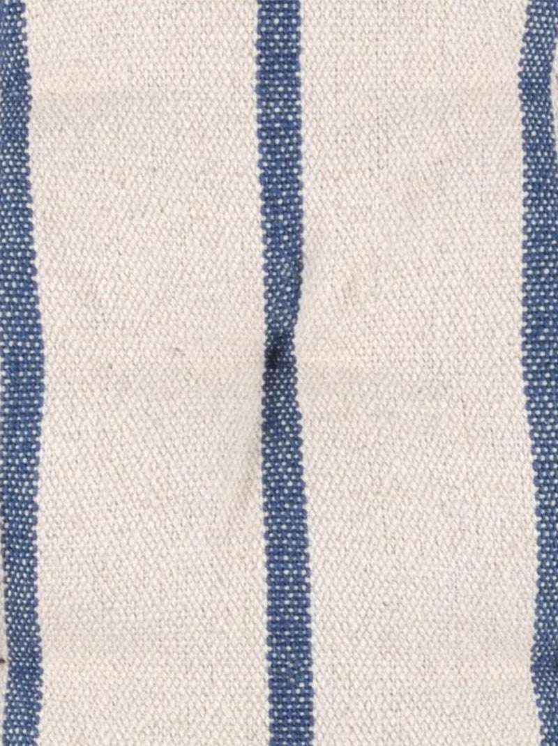 Lot de 4 galettes de chaise 5 points 40x40 St Trop marine coton Bleu - Kiabi
