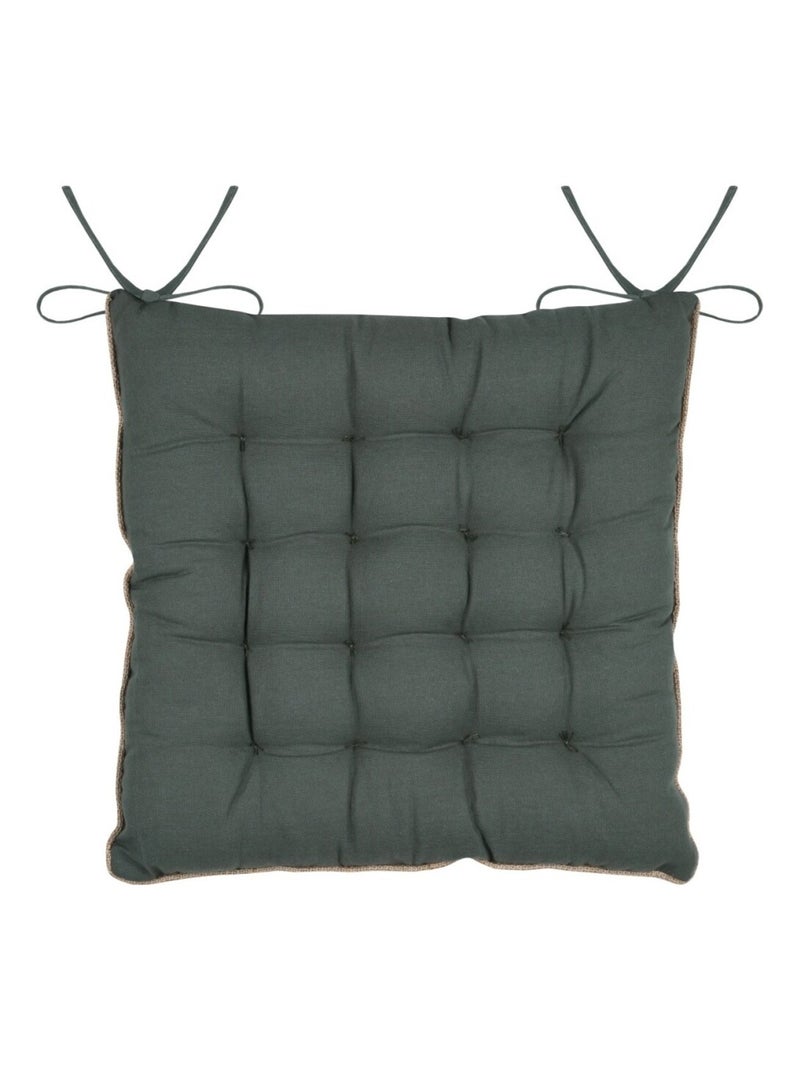 Lot de 4 galettes de chaise à nouettes BOTANYS Beige - Kiabi