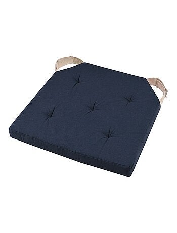 Lot de 4 galettes de chaise Duo velcro 38x38