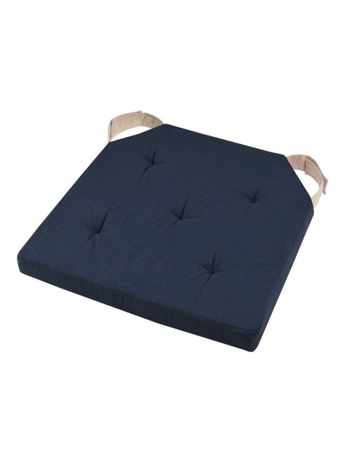 Lot de 4 galettes de chaise Duo velcro 38x38 - Kiabi