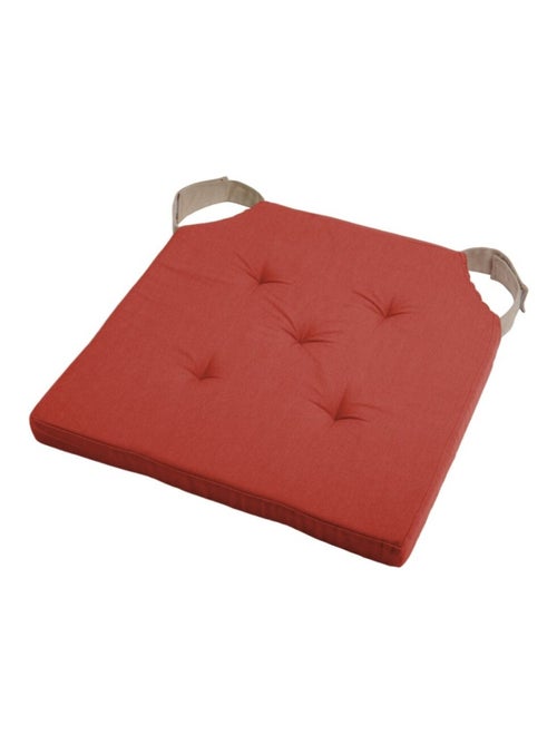 Lot de 4 galettes de chaise Duo velcro 38x38 - Kiabi