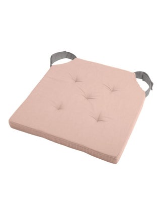 Lot de 4 galettes de chaise Duo velcro 38x38