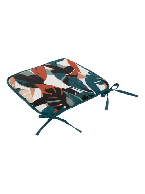 Lot de 4 galettes de chaise extérieur Feuilles 38x38 cm - Kiabi