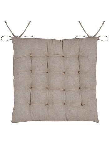 Lot de 4 galettes de chaise ORIANA dorée