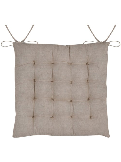 Lot de 4 galettes de chaise ORIANA dorée - Kiabi
