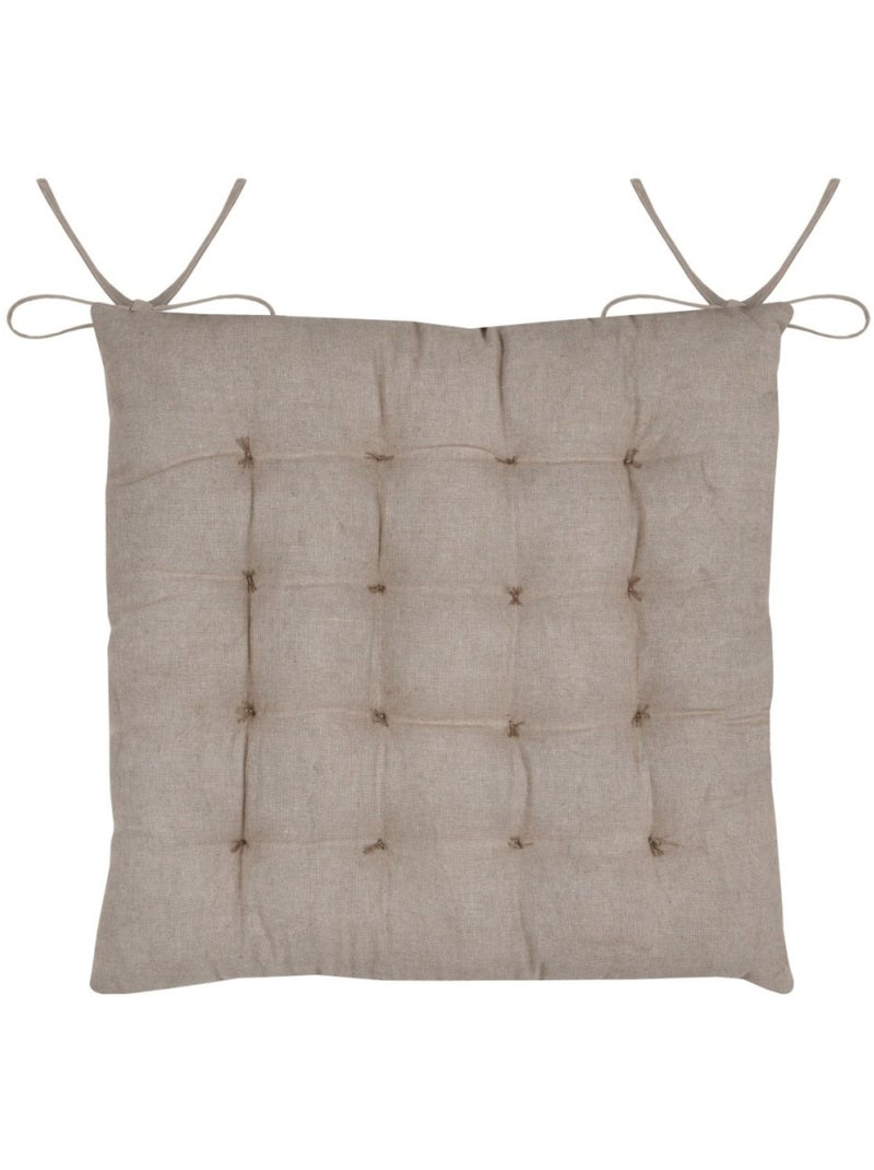 Lot de 4 galettes de chaise ORIANA dorée Beige - Kiabi