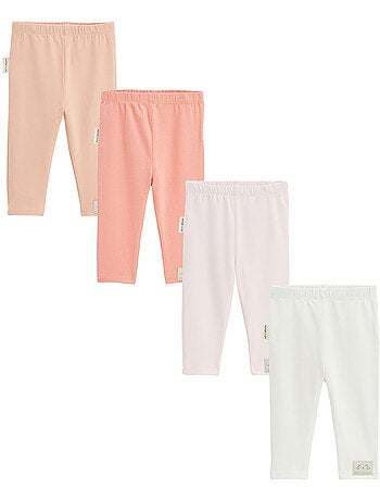 Lot de 4 leggings b?b? Badian