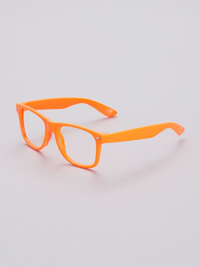 Lot de 4 lunettes fluo sans verres multicolore - Kiabi