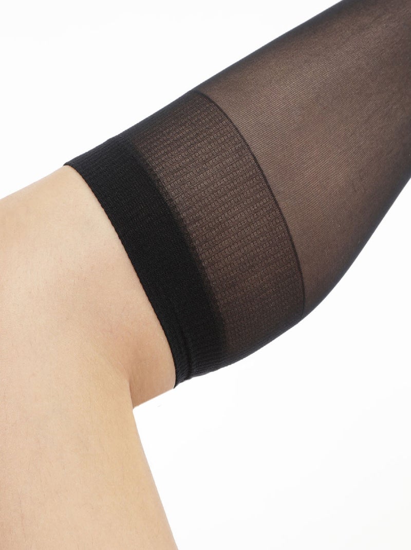 Lot de 4 mi-bas ECODIM Noir - Kiabi