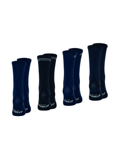 Lot de 4 mi-chaussettes homme Ecopack Athena - Kiabi