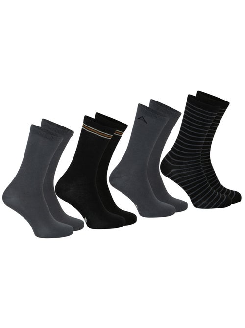 Lot de 4 mi-chaussettes homme Ecopack Athena - Kiabi