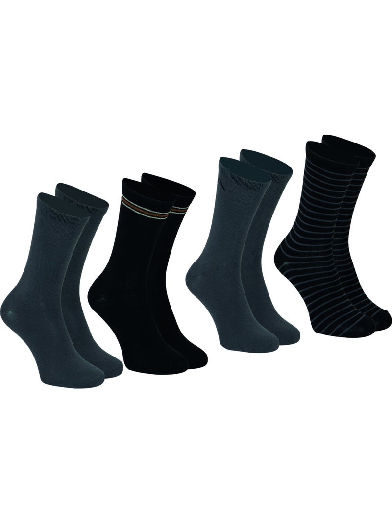 Lot de 4 mi-chaussettes homme Ecopack Athena Gris clair - Kiabi