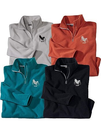 Lot de 4 micropolaires atlas for men® - atlas for men