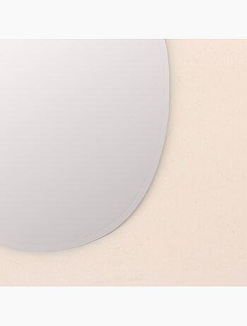Lot de 4 miroirs forme gouttes 16 x10cm