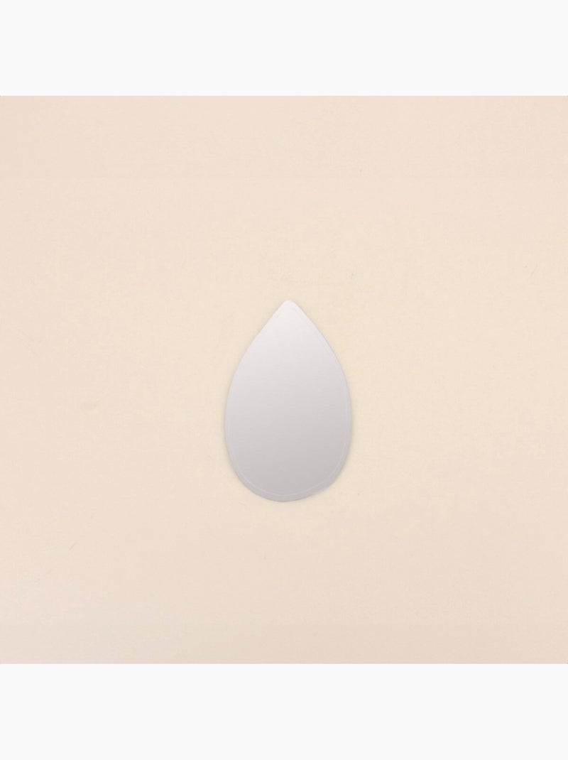 Lot de 4 miroirs forme gouttes 16 x10cm Transparent - Kiabi