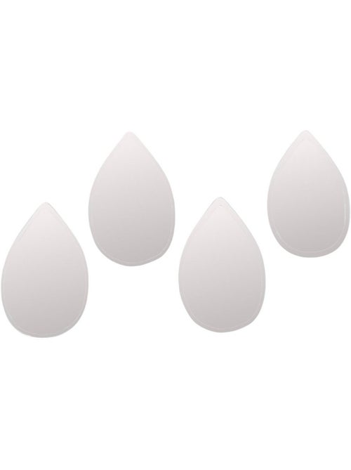 Lot de 4 miroirs forme gouttes 16 x10cm - Kiabi