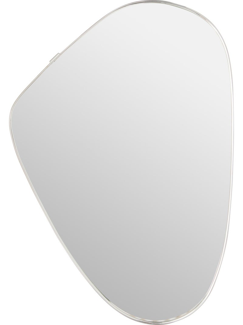 Lot de 4 miroirs muraux formes organiques ROMAN Argent - Kiabi