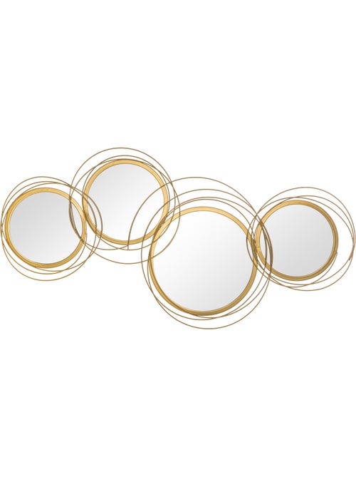 Lot de 4 miroirs ronds muraux - Kiabi
