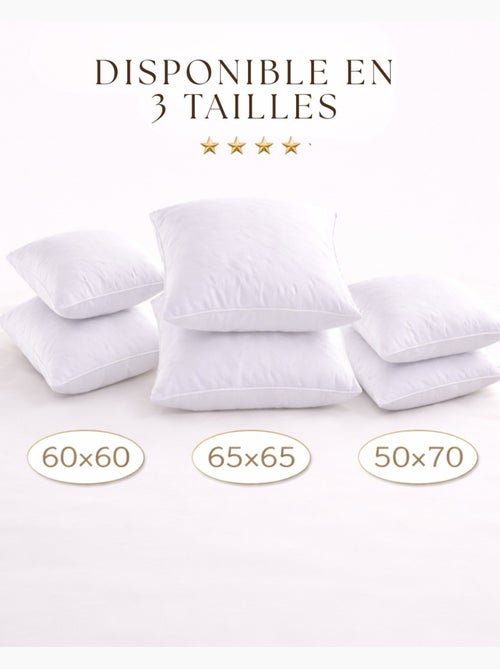 Lot de 4 Oreillers Polyester Moelleux Premium PROMO LINGE - Kiabi