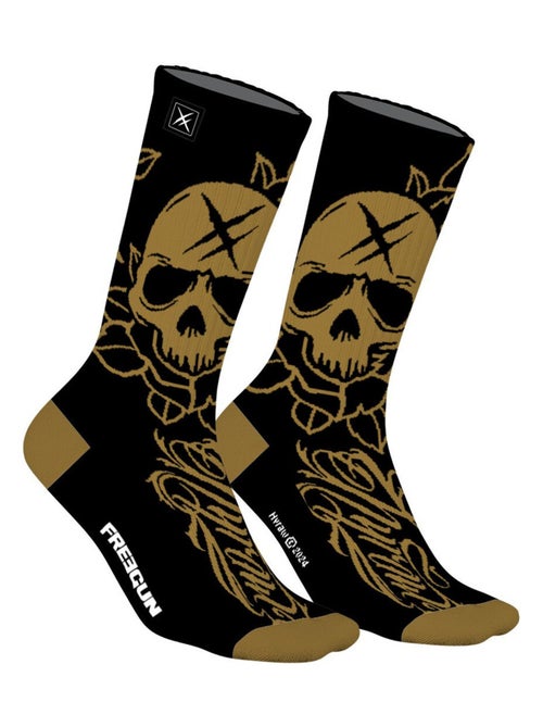 Lot de 4 paires chaussettes Homme Hyraw Freegun - Kiabi