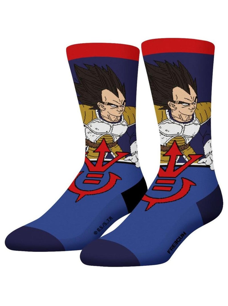 Lot de 4 paires de chaussette homme Dragon Ball Z Freegun Noir - Kiabi