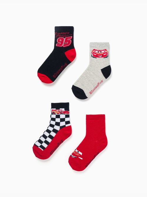 Lot de 4 paires de chaussettes avec flash mcqueen - Kiabi
