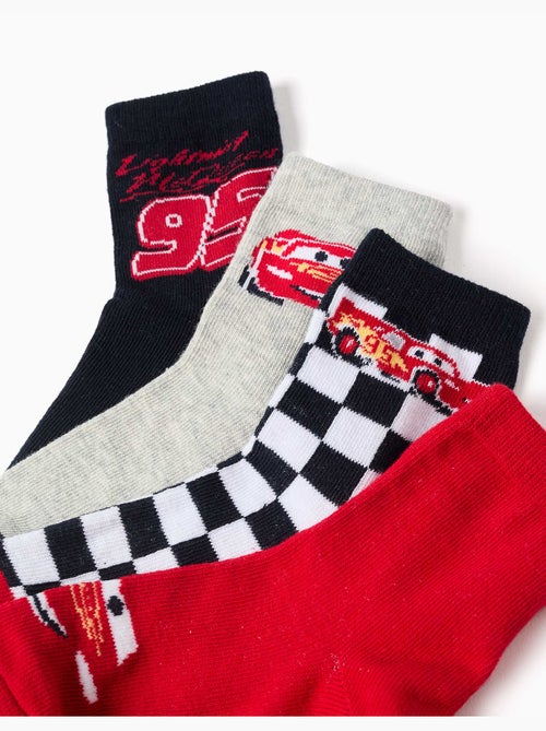 Lot de 4 paires de chaussettes avec flash mcqueen - Kiabi