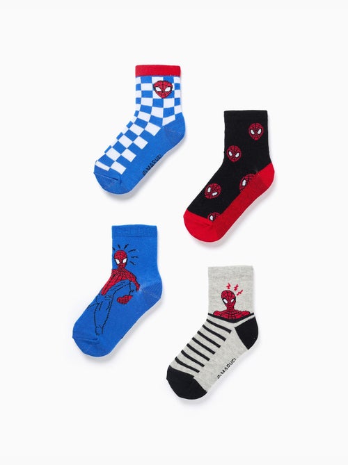 Lot de 4 paires de chaussettes avec imprimés Spider-Man - Kiabi