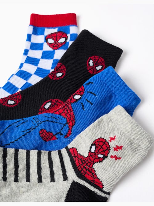 Lot de 4 paires de chaussettes avec imprimés Spider-Man - Kiabi