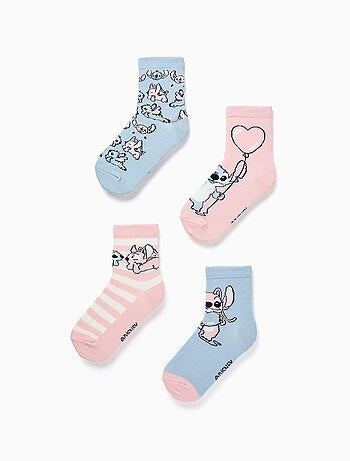 Lot de 4 paires de chaussettes avec imprimés Stitch